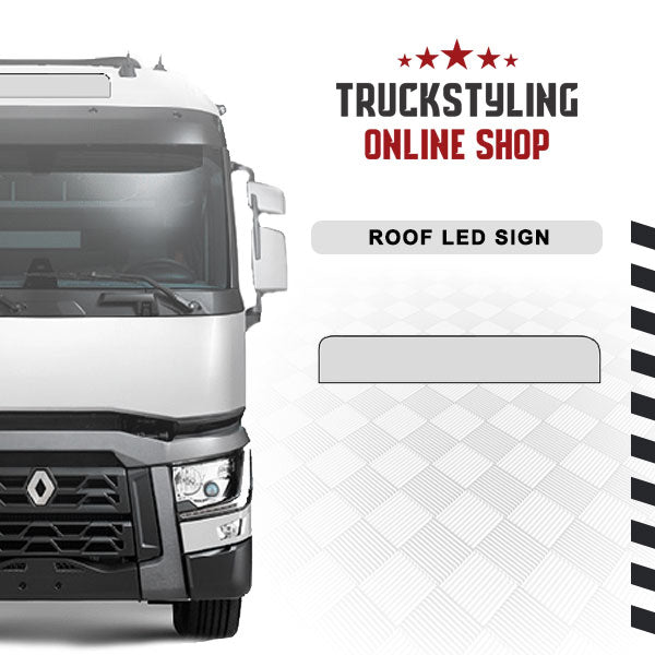 thumbnail image 2 of ES 12V Green LED Interior Cab Light – Custom Sign Plate For RENAULT Truckers – Modification 2 of 4